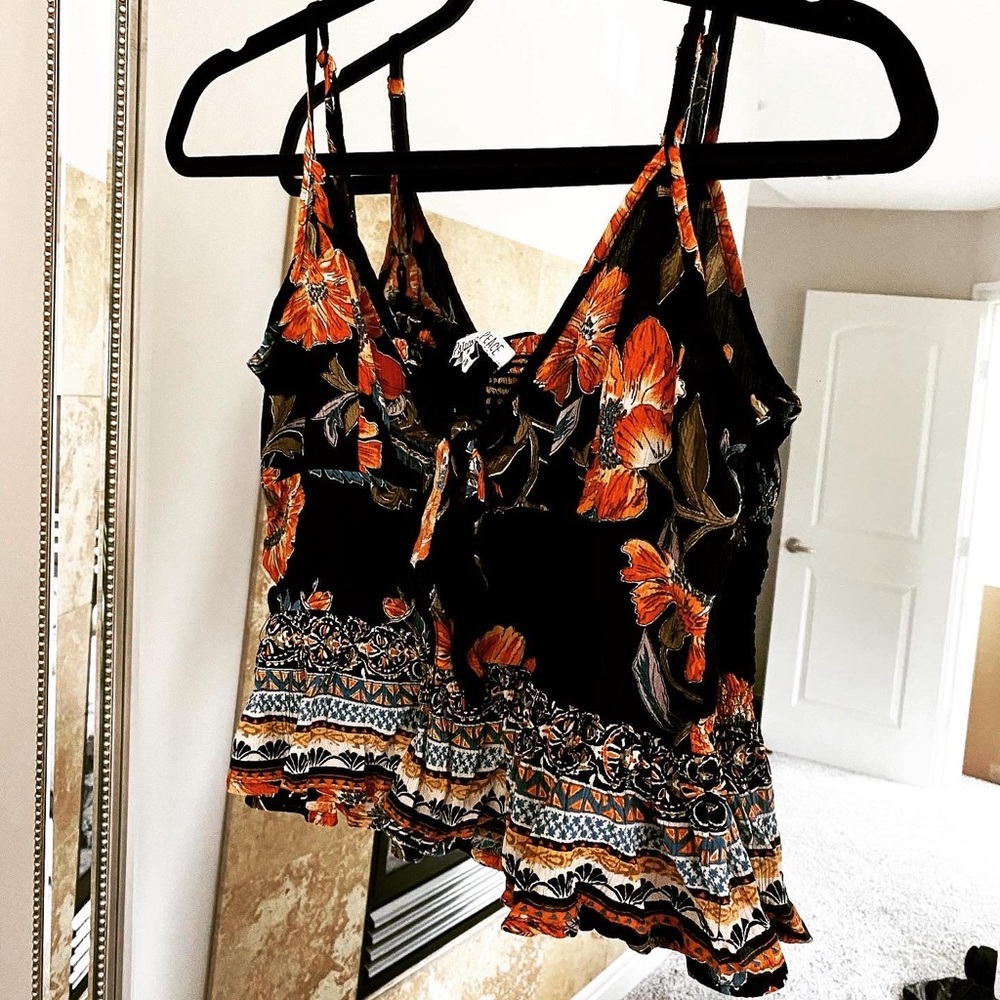 Floral crop top